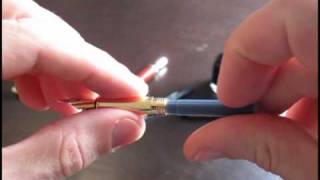 How to replace or insert ink in a fountain pen [upl. by Gninnahc]