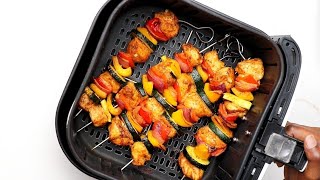 Air Fryer Chicken Kabobs Recipe [upl. by Heidy]