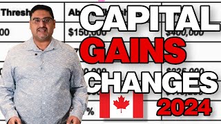 Capital Gains Tax Changes 2024 What Canadian Investors amp Business Owners Need to Know [upl. by Attolrahc402]