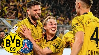 Borussia Dortmund 10 Paris St Germain  All Goals amp Highlights  UEFA Champions League [upl. by Galliett]