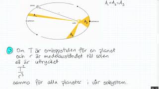 Fysik 2  Kapitel 1  Keplers lagar [upl. by Lamprey]