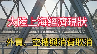 大陸上海經濟現狀：外賣、空樓與消費取消Shanghai’s Economy Uncovered Food Delivery Empty Offices and Canceled Spending [upl. by Alocin]