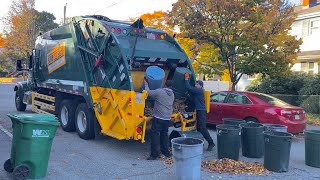 Peterbilt 567 McNeilus XC Rearloader Yardwaste Truck [upl. by Lonee]