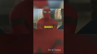 Tom Holland Wildest Stunt in Spiderman spiderman marvel shorts [upl. by Airamak]