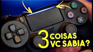 3 Coisas que VOCÊ NÃO SABIA no PS4 3 [upl. by Aicenat]