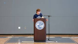 Bellarmine Preparatory School Brayden Pugh B25 Speech [upl. by Yalc234]