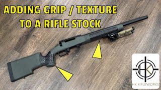 How to Add Grip Texture to a Rifle Stock [upl. by Drisko272]