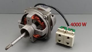 turn a fan into a high power generator 220v 4000w Free Energy [upl. by Nathalia]