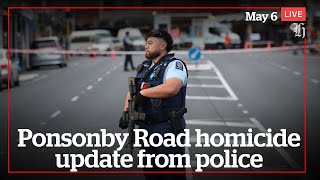 Ponsonby Road homicide update from Police [upl. by Ebag]