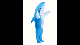 Funny Inflatable Shark Costume for Adult [upl. by Jake]