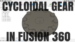 How to Design a Cycloidal Disk in Fusion 360 [upl. by Tumer965]