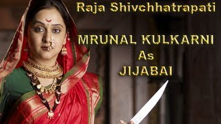 Different Looks Of Jijabai From Movie Raja Shivchhatrapati  Mrunal Kulkarni [upl. by Dnilazor]