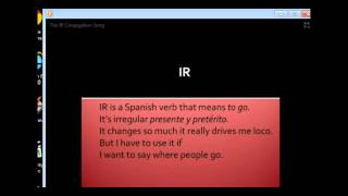 VERBO IR CANCION [upl. by Ethben517]