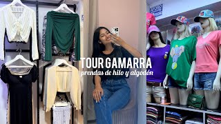 TOUR GAMARRA POLOS Y PRENDAS DE HILO  VERANO 2024 Volvimossssss by Claudia Ramos [upl. by Navap290]