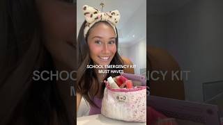 SCHOOL EMERGENCY KIT MUST HAVES 🤩 backtoschool schoolemergencykit viral trending school girl [upl. by Reiss753]