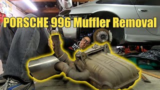 Porsche 996 Muffler Removal [upl. by Bainbrudge]