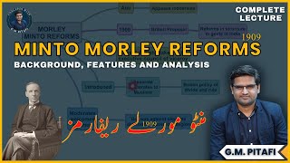 Minto Morley Reforms 1909  Background Features amp Analysis  CSS Pakistan Affair  GM Pitafi [upl. by Hacissej]