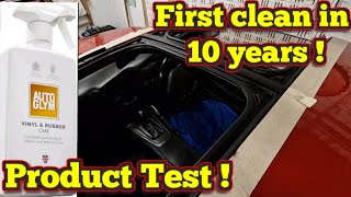 Product test  Autoglym Vinyl and Rubber care  Will this clean my TBar seals  MR2 Project Ep 9 [upl. by Bora]