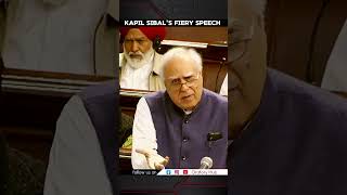 Fiery speech in parliament Kapil Sibals fiery speech in parliament parliamentsession [upl. by Siderf]