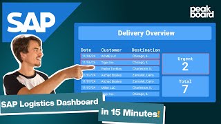 Build an SAP Logistics Dashboard in Just 15 Minutes [upl. by Lebna]