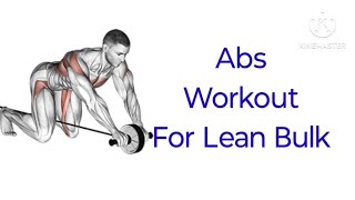 Abs Workout For Lean Bulk l Mohit Fitness [upl. by Gassman164]