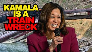 Kamala Harris Is A Drunken Train Wreck [upl. by Ilegna371]