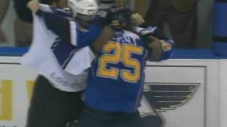 Wayne Simmonds vs Yan Stastny Oct 24 2008 [upl. by Lebyram]