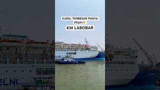 KAPAL TERBESAR PELNI SANDAR DI SURABAYA pelni shorts [upl. by Bashee]