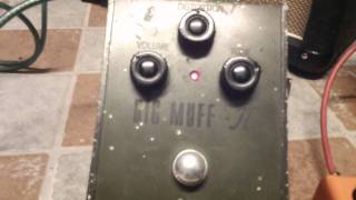 ElectroHarmonix Sovtek Green Big Muff Tall Font [upl. by Enrique]