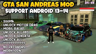 NEW UPDATE GTA SA LITE MOD SUPPORT ANDROID 13 DAN 14 WORK ALL DEVICE [upl. by Adamson]