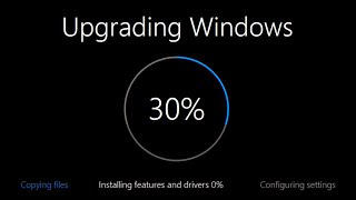 Windows Upgrade Screen Evolution [upl. by Cressi]