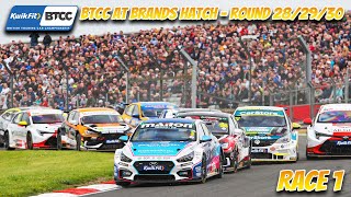 BTCC 2024 at Brands Hatch GP  Race 1  ROUND 28 [upl. by Bunny]