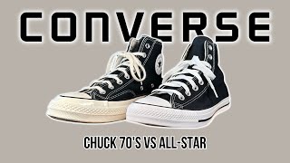 Converse Chuck 70s Vs All Stars Whats The Difference [upl. by Ahsinar]