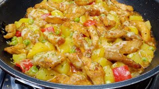 KAKAIBANG CHICKEN RECIPE NA MASARAP MALINAMNAM AT NUTRITIOUS PA chickenpotatostew [upl. by Slaughter]