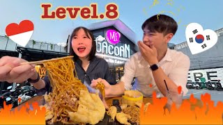 ORANG KOREA MAKAN MIE Gacoan IBLIS LEVEL 8🔥🇮🇩  Introducing Indonesian food to Korean men [upl. by Maier]