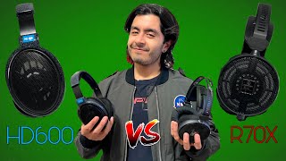 PICK YOUR POISON  Audio Technica R70X vs Sennheiser HD600 Comparison [upl. by Angle]