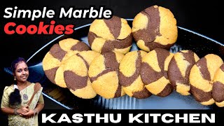 Simple Marble Cookies 🍪  Cookies recipe in Tamil  How to make marble cookies cookies [upl. by Akiner]