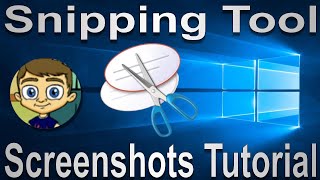 The Snipping Tool  Windows Screenshots Tutorial [upl. by Springer]