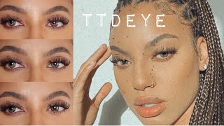 BEST CONTACTS FOR BROWN EYES  TTDEYE REVIEW  DISCOUNT CODE [upl. by Dikmen]