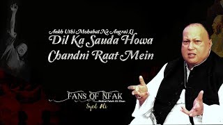 Dil Ka Sauda Howa Chandni Rat Men  Nusrat Fateh Ali Khan  HD Audio  Fans Of NFAK [upl. by Ritch]