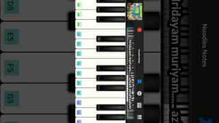 MAKANE  Hridayam Muriyum  Vaazha  PIANO  cover notes tutorial shorts status trending [upl. by Ayotak]
