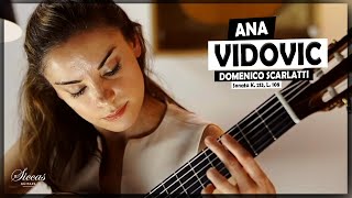 Ana Vidovic plays Domenico Scarlatti  Sonata in D minor K 213 L 108  Siccas Guitars [upl. by Carvey]