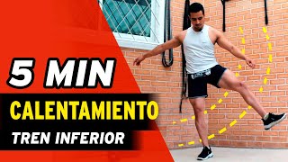 🦵CALENTAMIENTO DE PIERNAS ⏱5 MINUTOS  Tren Inferior [upl. by Arimak]