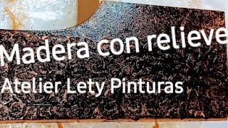 TUTORIAL IMITACIÓN CUERO EN MADERA atelierprofeletypinturas arteterapia painting art crear 🎨🖌 [upl. by Elijah]