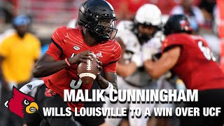 Louisville QB Malik Cunningham Highlights Against UCF [upl. by Avot742]