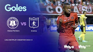 Alianza Petrolera vs América goles  Liga BetPlay Dimayor 20232  Fecha 9 [upl. by Nuhsar975]