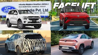 Tata Punch Facelift Launch  Ford Production Start  Upcoming Kia SUV  Nissan Magnite Facelift [upl. by Hutt8]