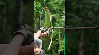 archery outdoors satisfying outdoor fishing bamboogun diycrafts bamboo diyprojects [upl. by Eilyac]