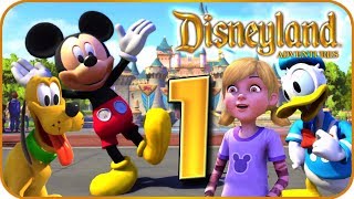 Disneyland Adventures Walkthrough Part 1 PC X360 XB1  Mickey Mouse and Friends [upl. by Crowley]