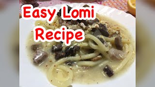 Easy Lomi Recipe [upl. by Remled]